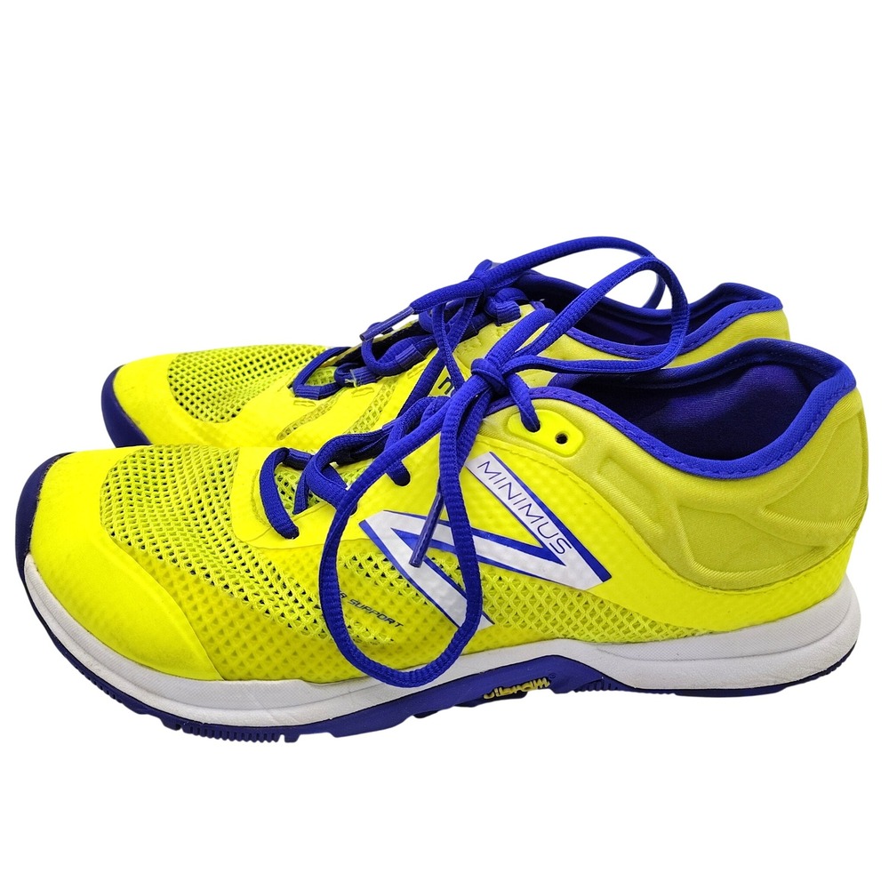 New Balance Minimus 20v5 Barefoot Yellow Running Shoes Vibram Womens Size 7B